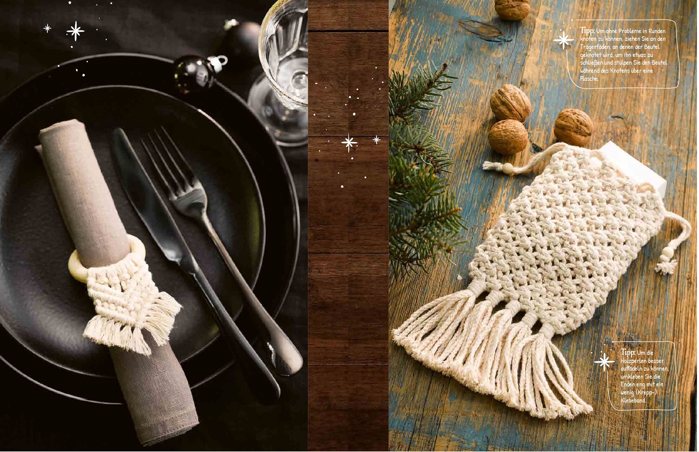 Makramee Adventskalender Modelle aus dem Buch