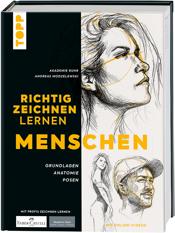 Richtig Zeichnen lernen Mensch 