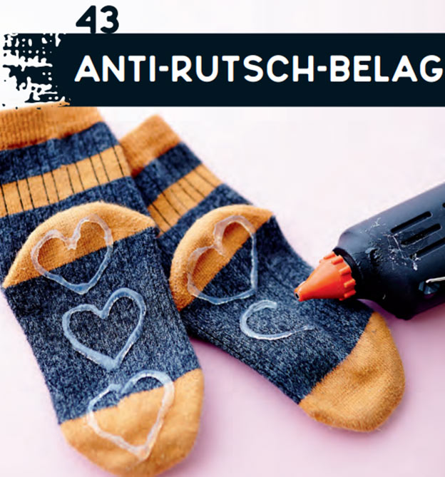 Schwangerschaft Tipp: Ani-Rutsch-Belag auf den Socken