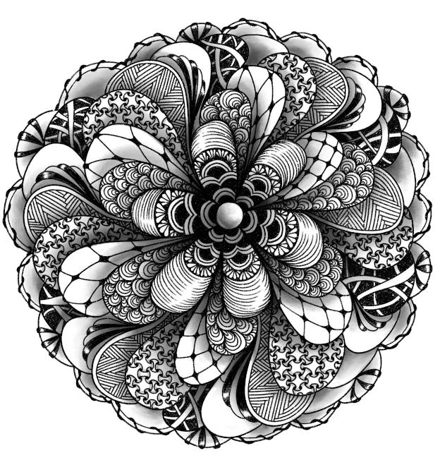 Zentangle® Muster zeichnen lernen