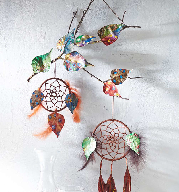 Kit De Atrapasueños Macramé TOPP | Natural Con Perlas De Madera