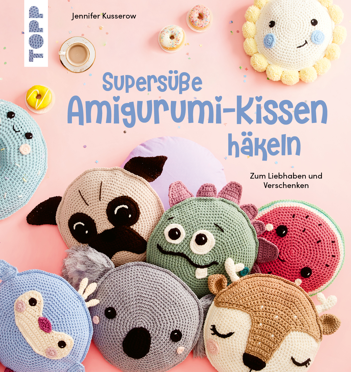 Supersüße Amigurumi-Kissen häkeln