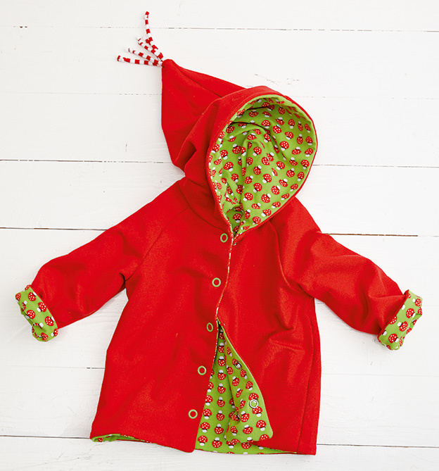 Nähen mit Jersey Kapuzenjacke