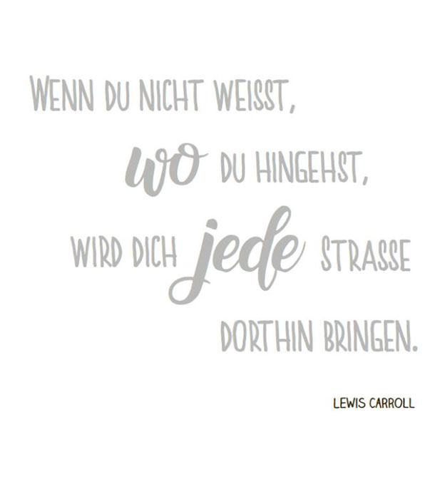 Spruch aus dem Ausmalbuch für Erwachsene