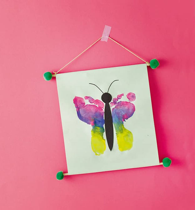 Schmetterling selber malen