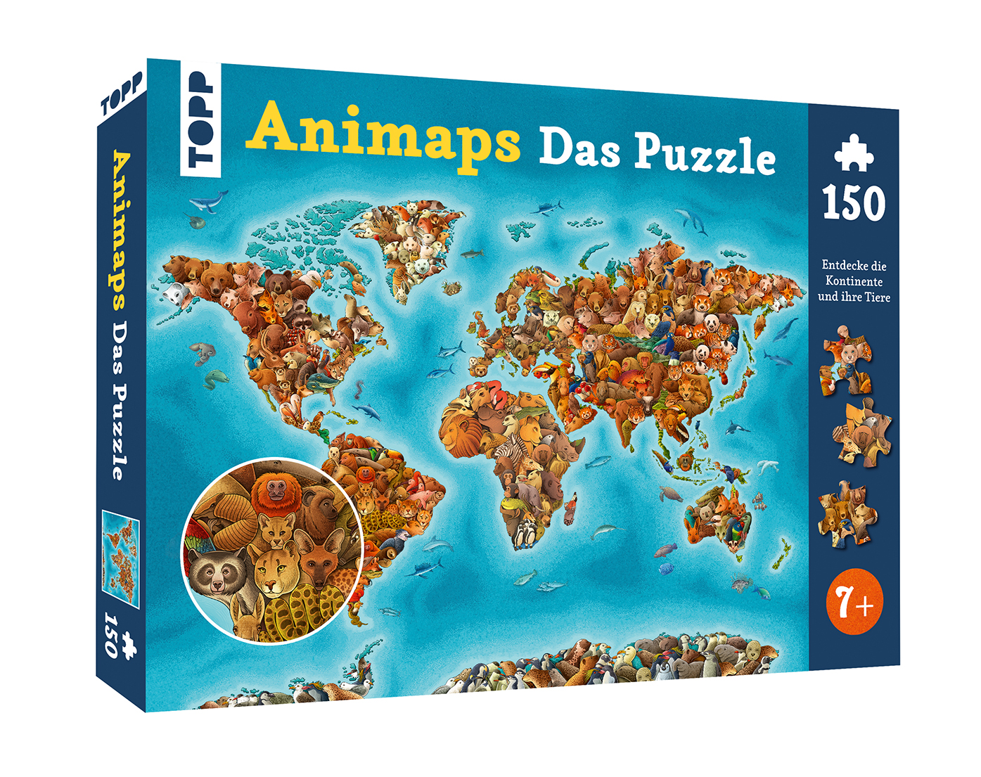 Animaps: Das Puzzle – 150 Teile