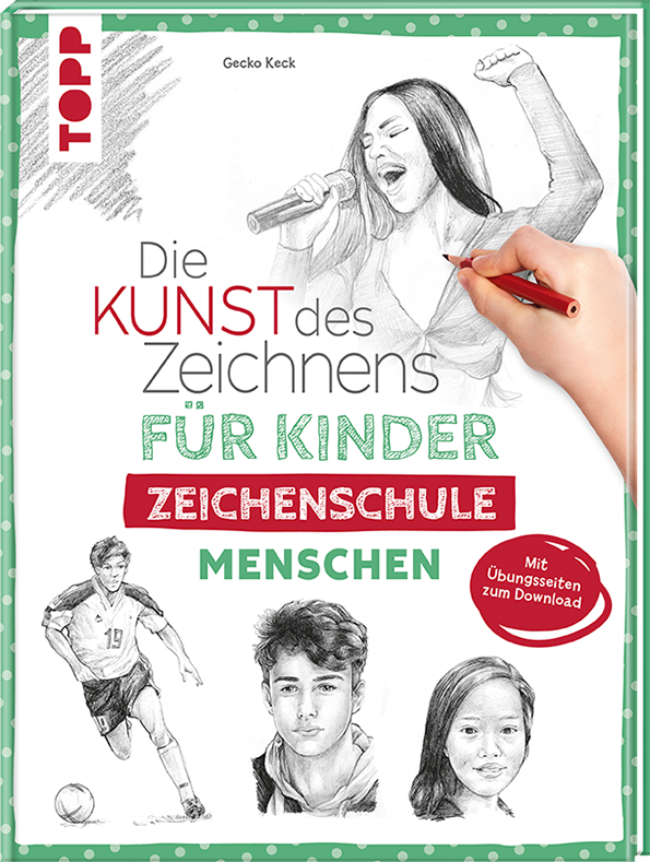 Die Kunst des Zeichnens für Kinder Zeichenschule - Menschen