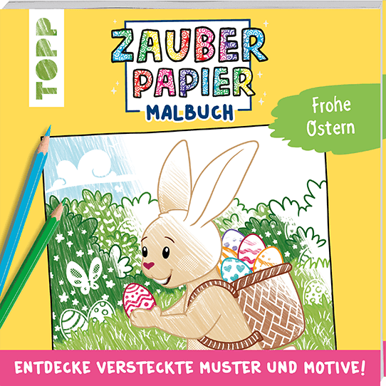 Zauberpapier Malbuch Frohe Ostern