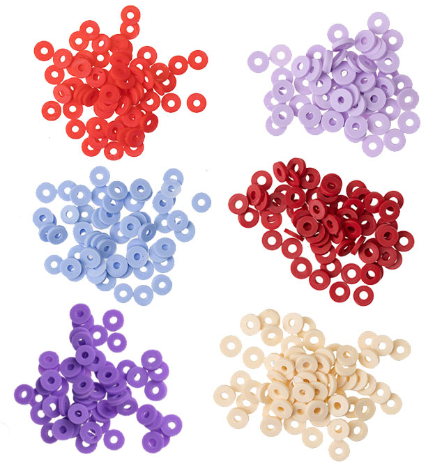Katsuki Perlen in sechs Farben aus dem Schmuckset