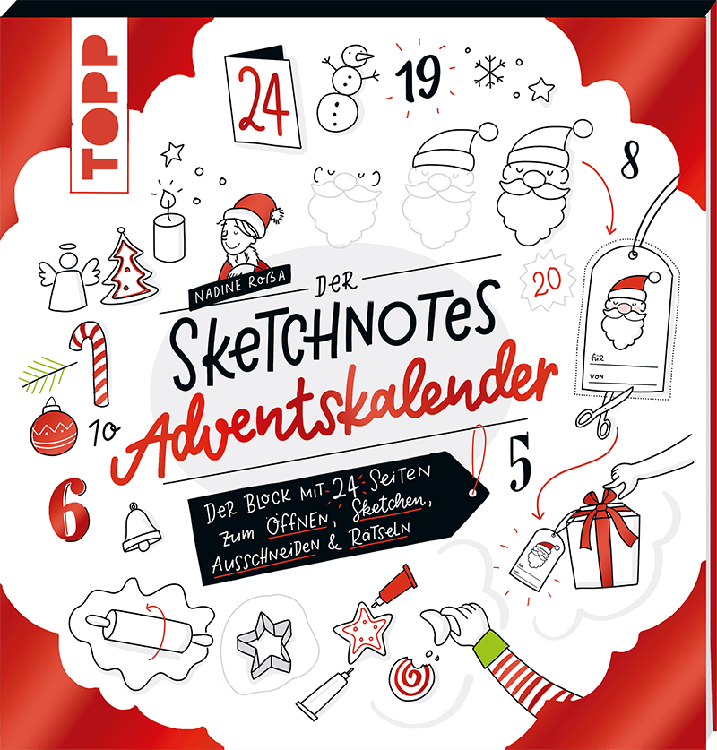 Sketchnotes Adventskalender zu Weihnachten