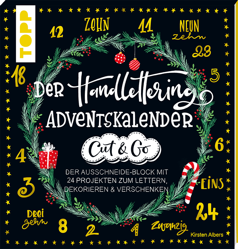 Der Handlettering Adventskalender