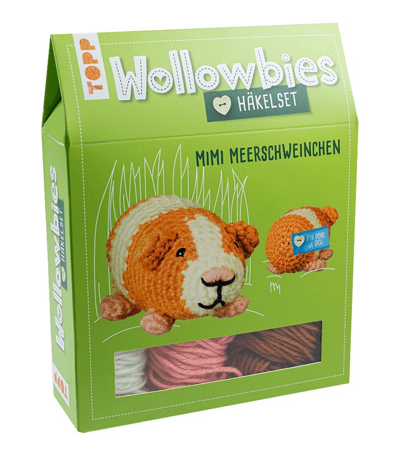 Wollowbies Häkelset Meerschwein