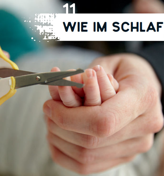 Schwangerschaft Tipp: Nägel schneiden im Schlaf
