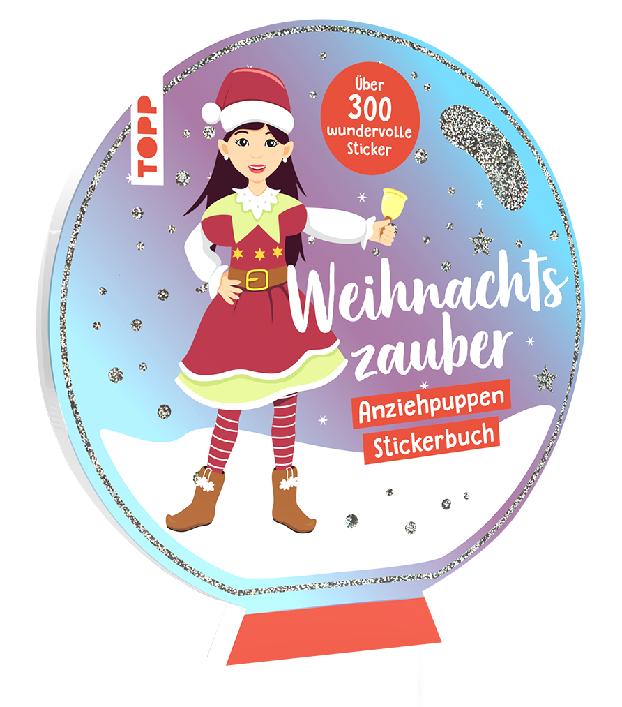 Anziehpuppen-Stickerbuch: Weihnachten