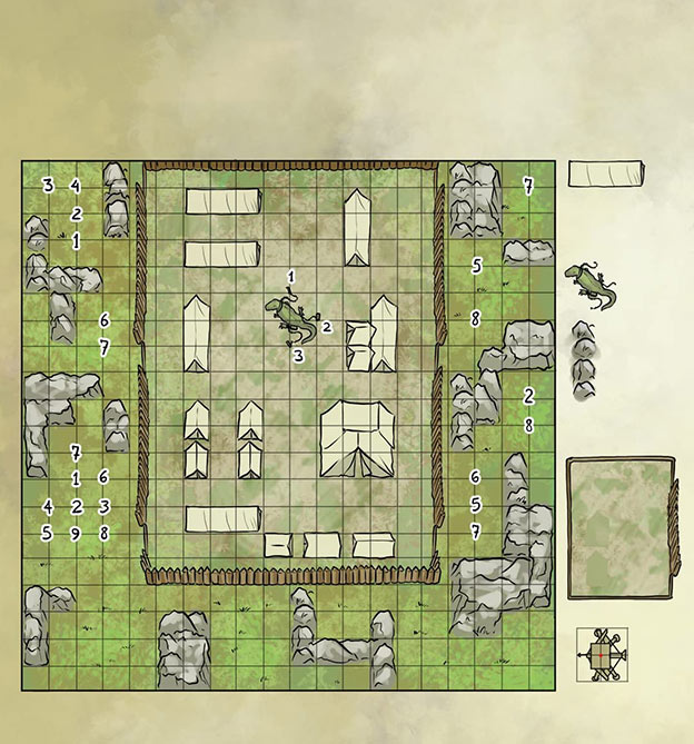 Rätsel Zeltwiese und Krokodil