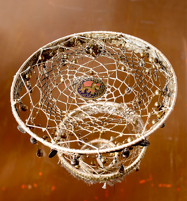 Traumfänger mit Perlen