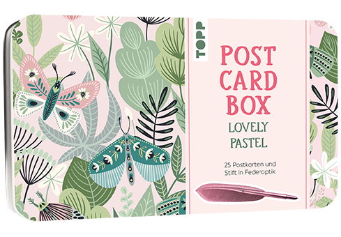 Postcard Box - Lovely Pastel