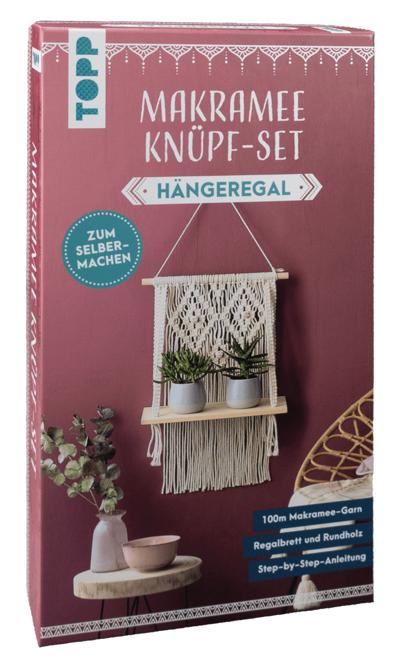 Makramee Knüpf-Set Hängeregal