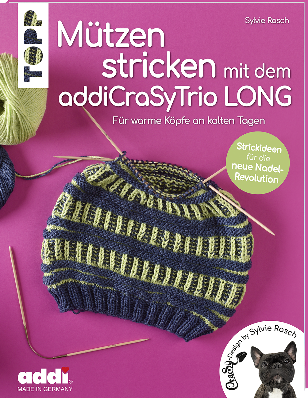 Mützen stricken mit dem addiCraSyTrio LONG