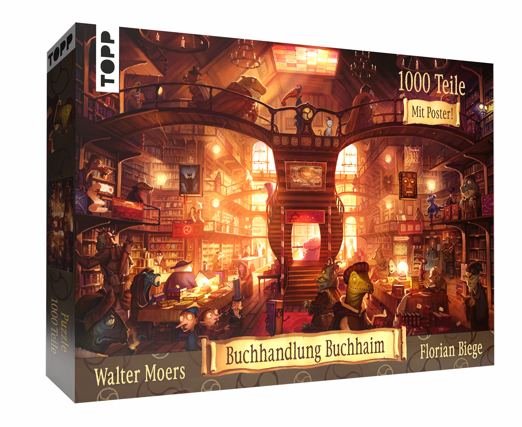 Buchhandlung Buchhaim - Das offizielle Puzzle aus der Welt von Walter Moers