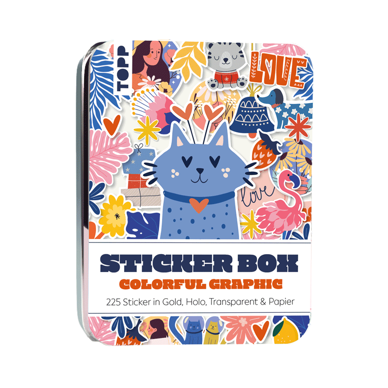 Sticker Box - Colorful Graphic