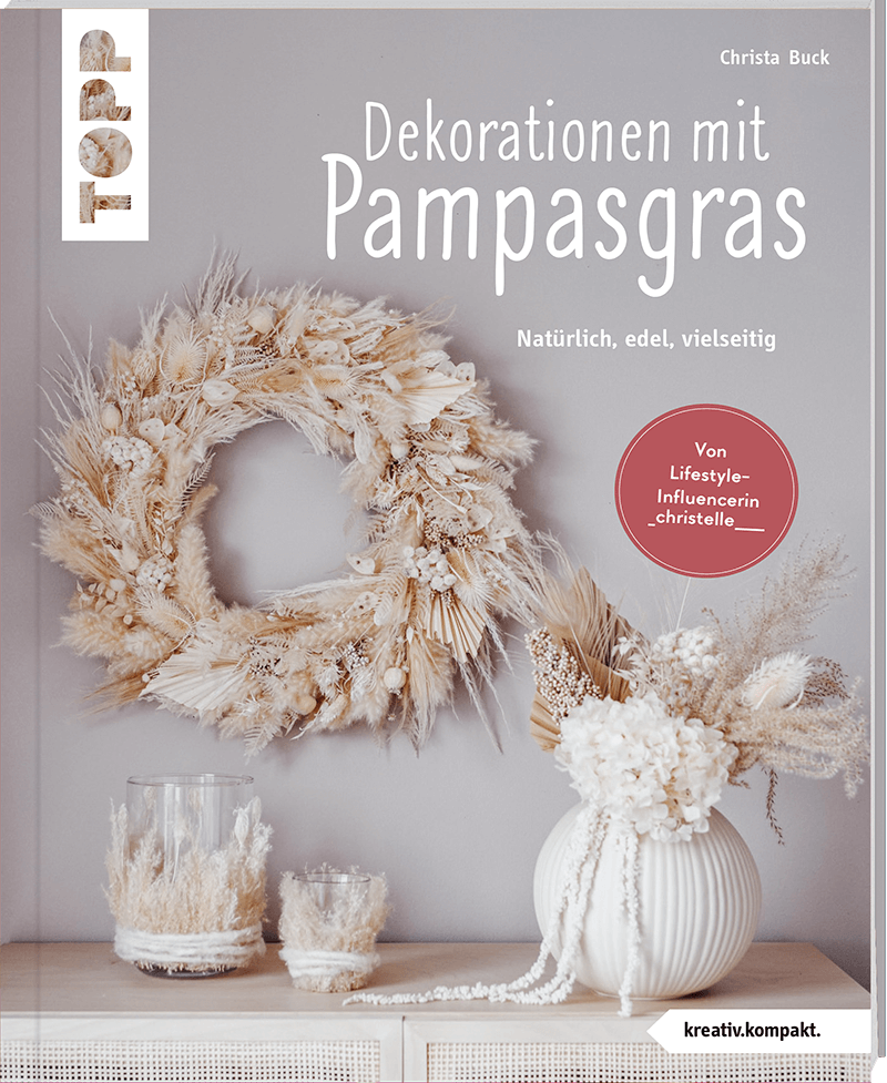Dekorationen mit Pampasgras