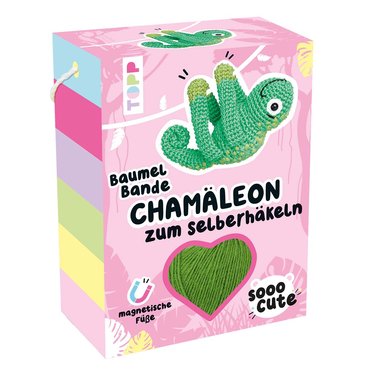 Sooo Cute Baumel-Bande Häkelset Chamäleon