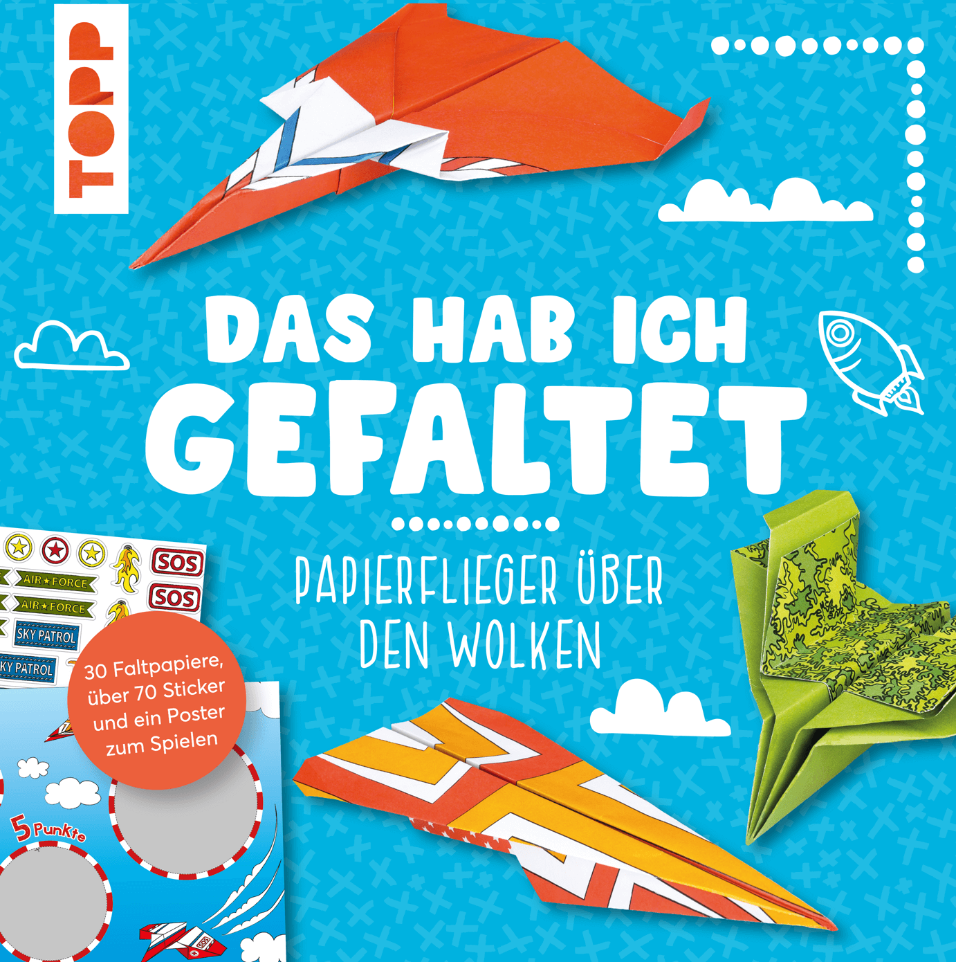 Das hab ich gefaltet - Papierflieger über den Wolken
