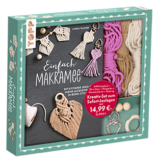 Kreativ-Set Einfach Makramee. Mit Anleitungsbuch und Material