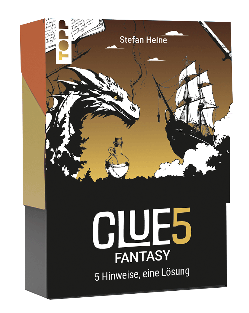 CLUE5 #Fantasy. 5 Hinweise, nur eine Lösung. Das Trend-Quiz für deine Tasche