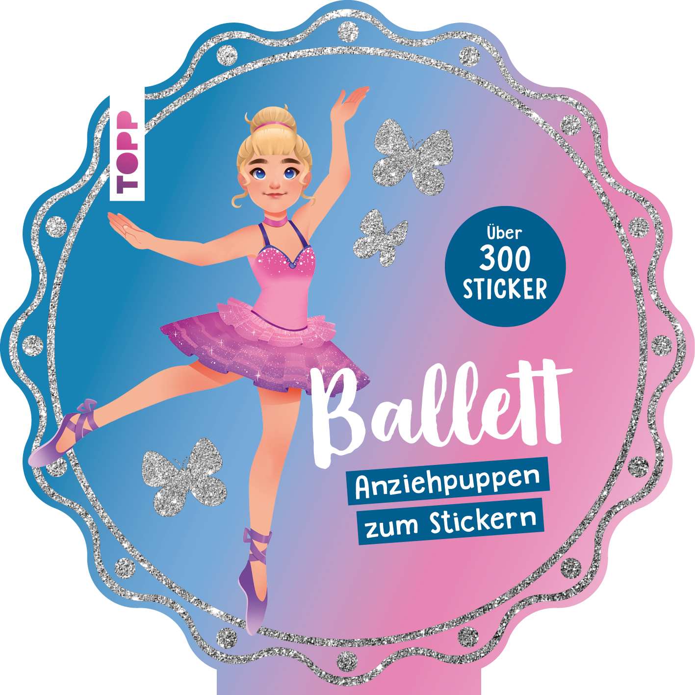 Stickerbuch: Anziehpuppen zum Stickern. Ballett