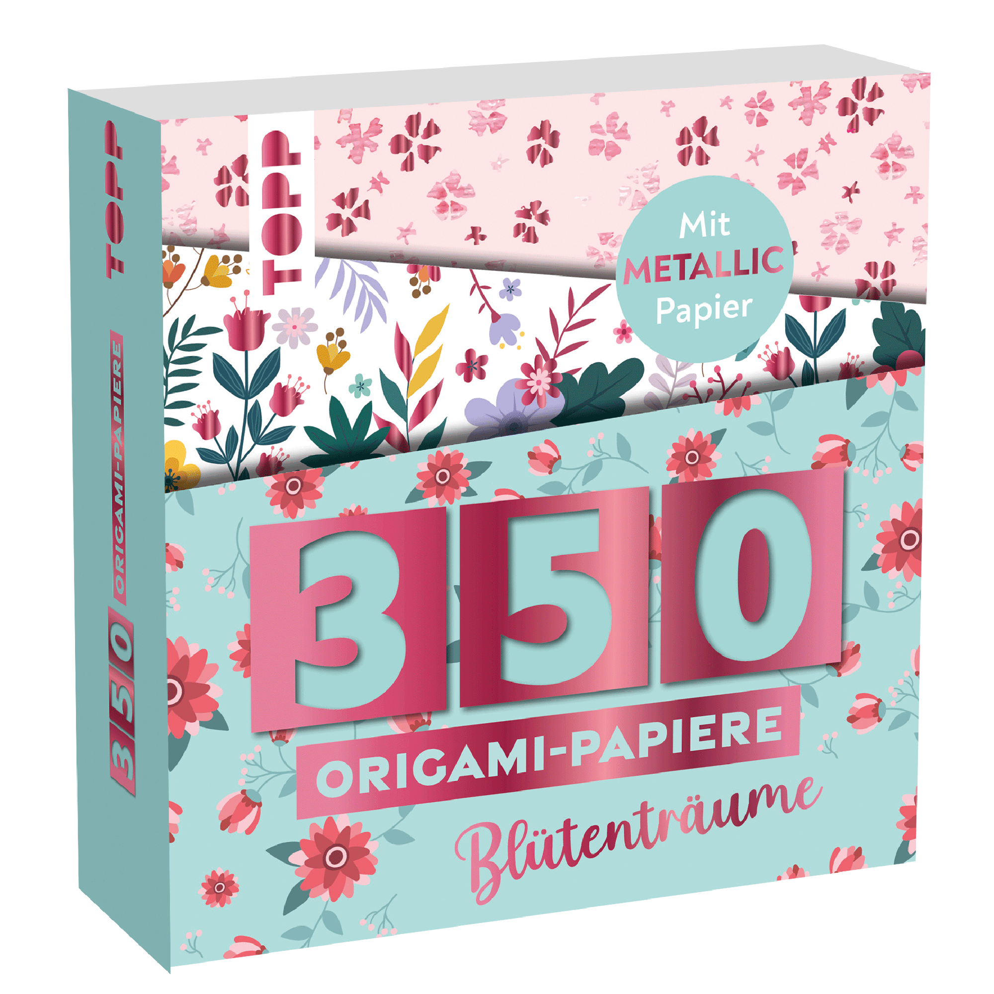 350 Origami-Block Blütenträume