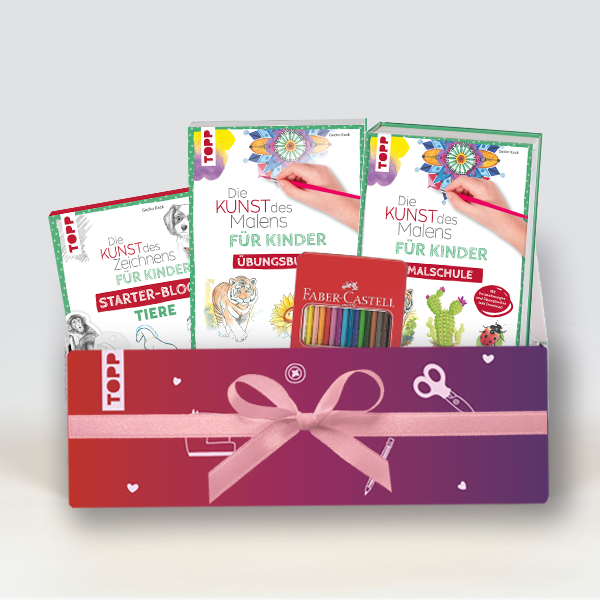Geschenkset Zeichnen & Malen für Grundschulkinder