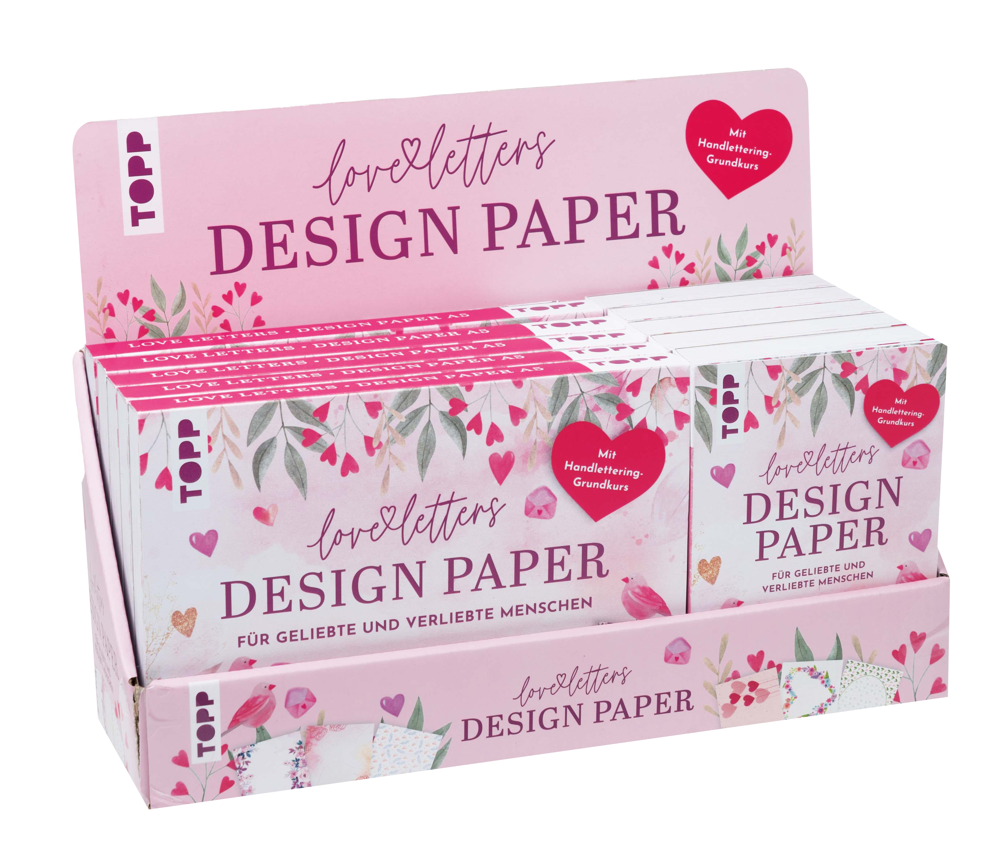 Design Paper Love Letters Display, 2x5 Ex.