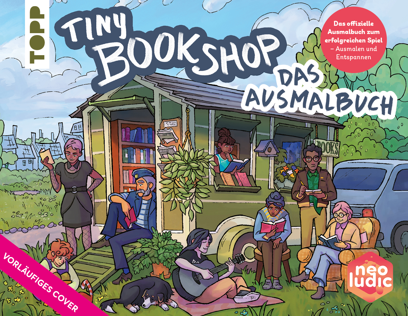 Tiny Bookshop - Das Ausmalbuch