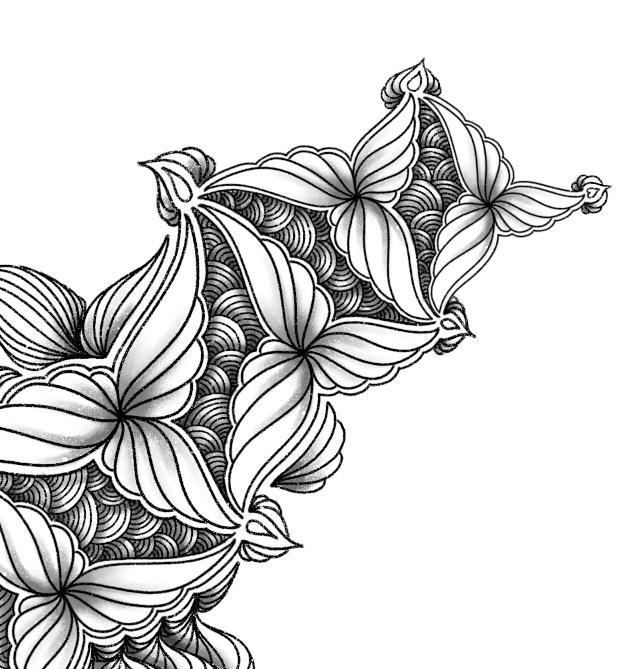 Dekospirale mit Zentangle® zeichnen lernen