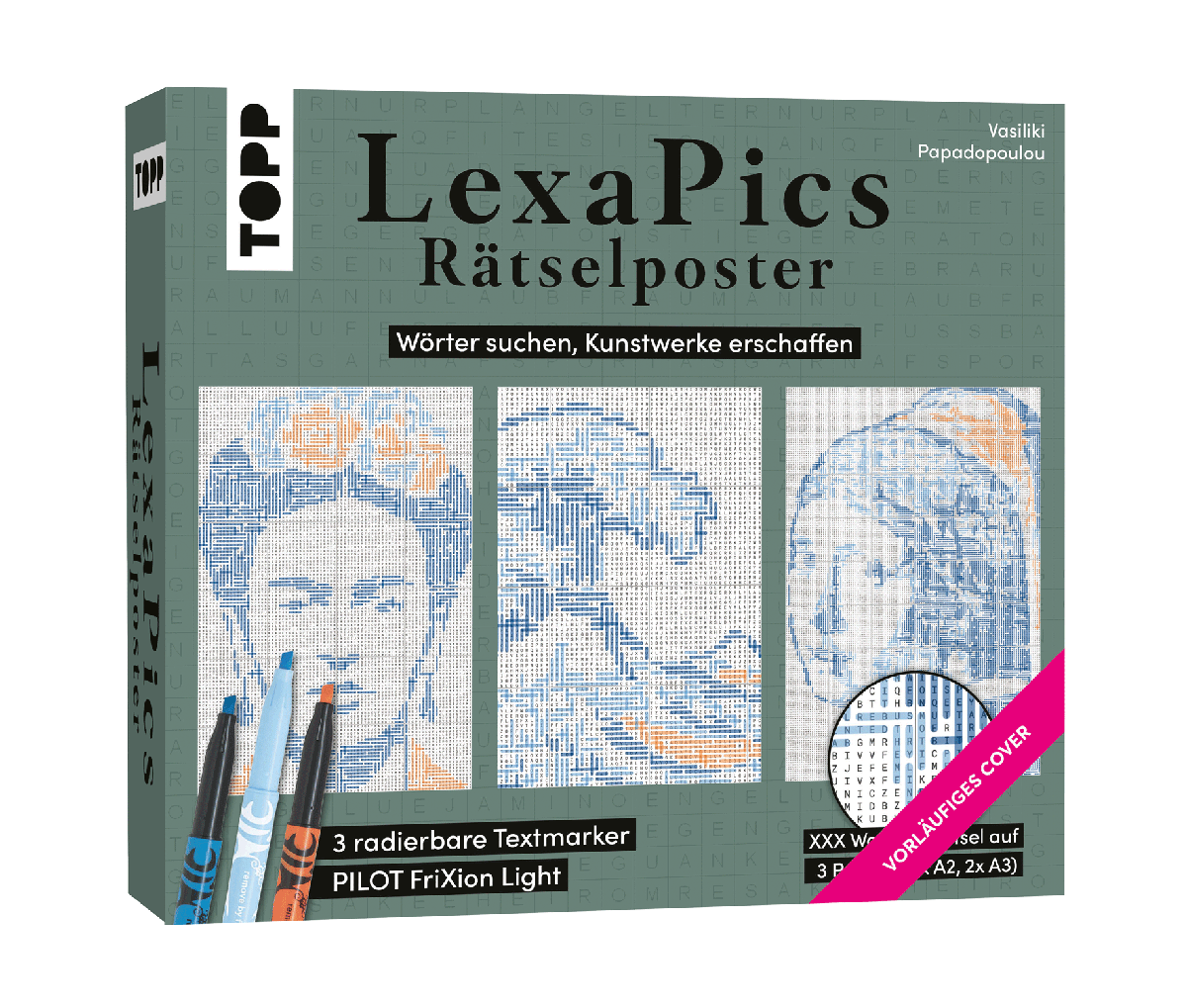 LexaPics Rätselposter – Wörter suchen, Kunstwerke erschaffen