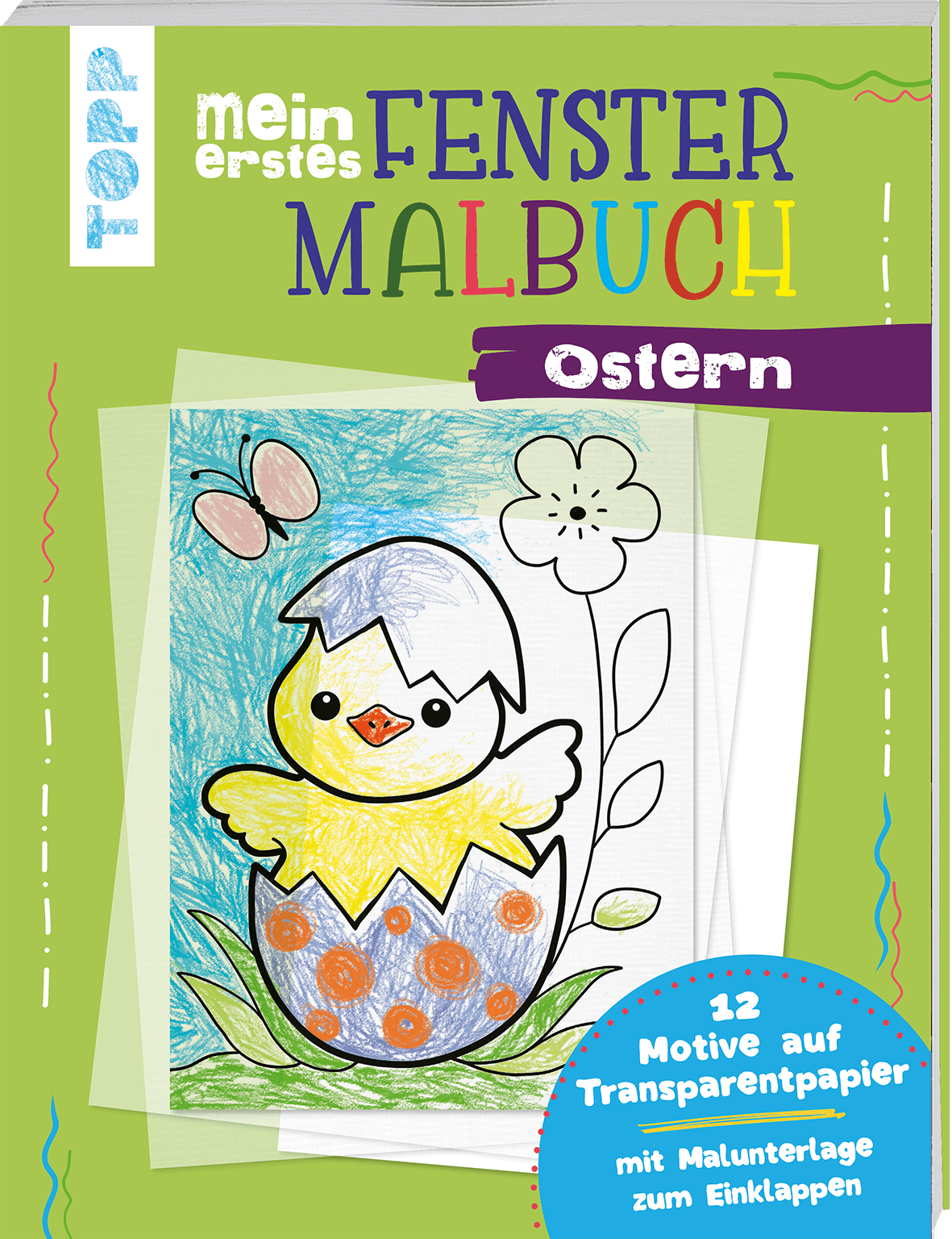 Mein erstes Fenster-Malbuch Ostern