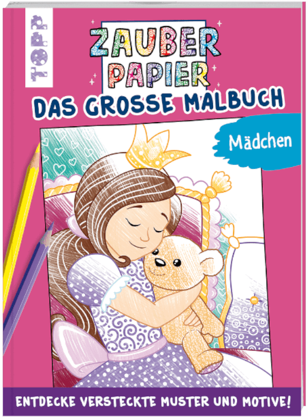 Zauberpapier Malbuch für Mädchen Coverbild