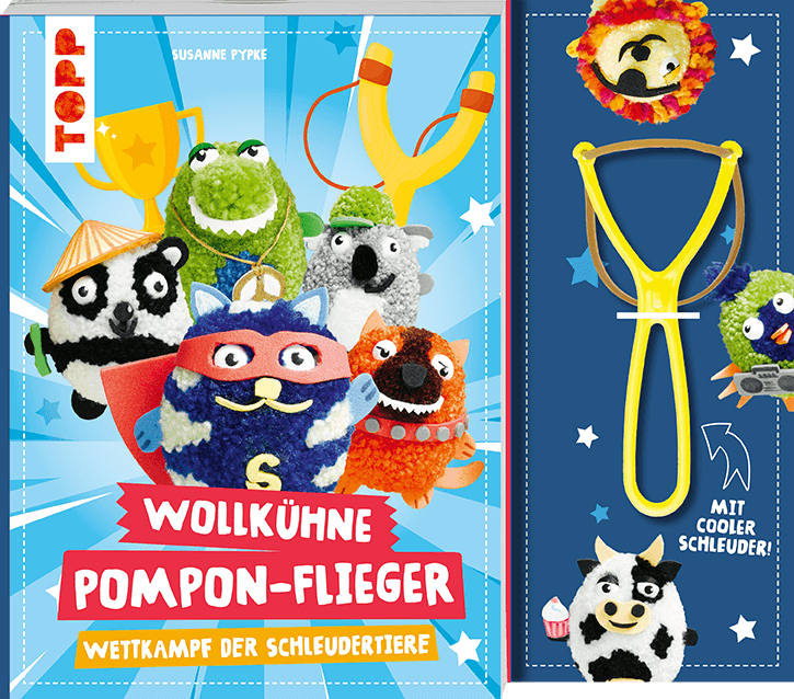 Wollkühne Pompon-Flieger