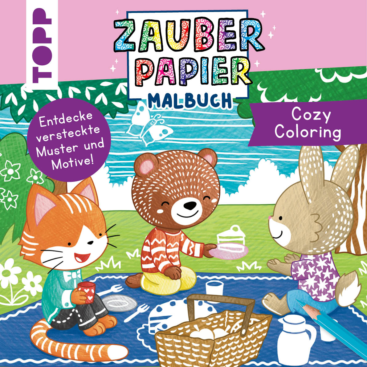 Zauberpapier Malbuch Cozy Coloring