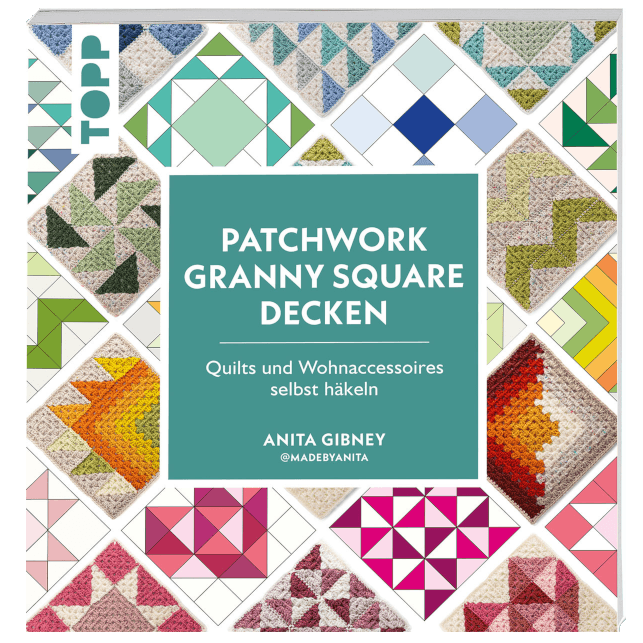 Patchwork Granny Square Decken