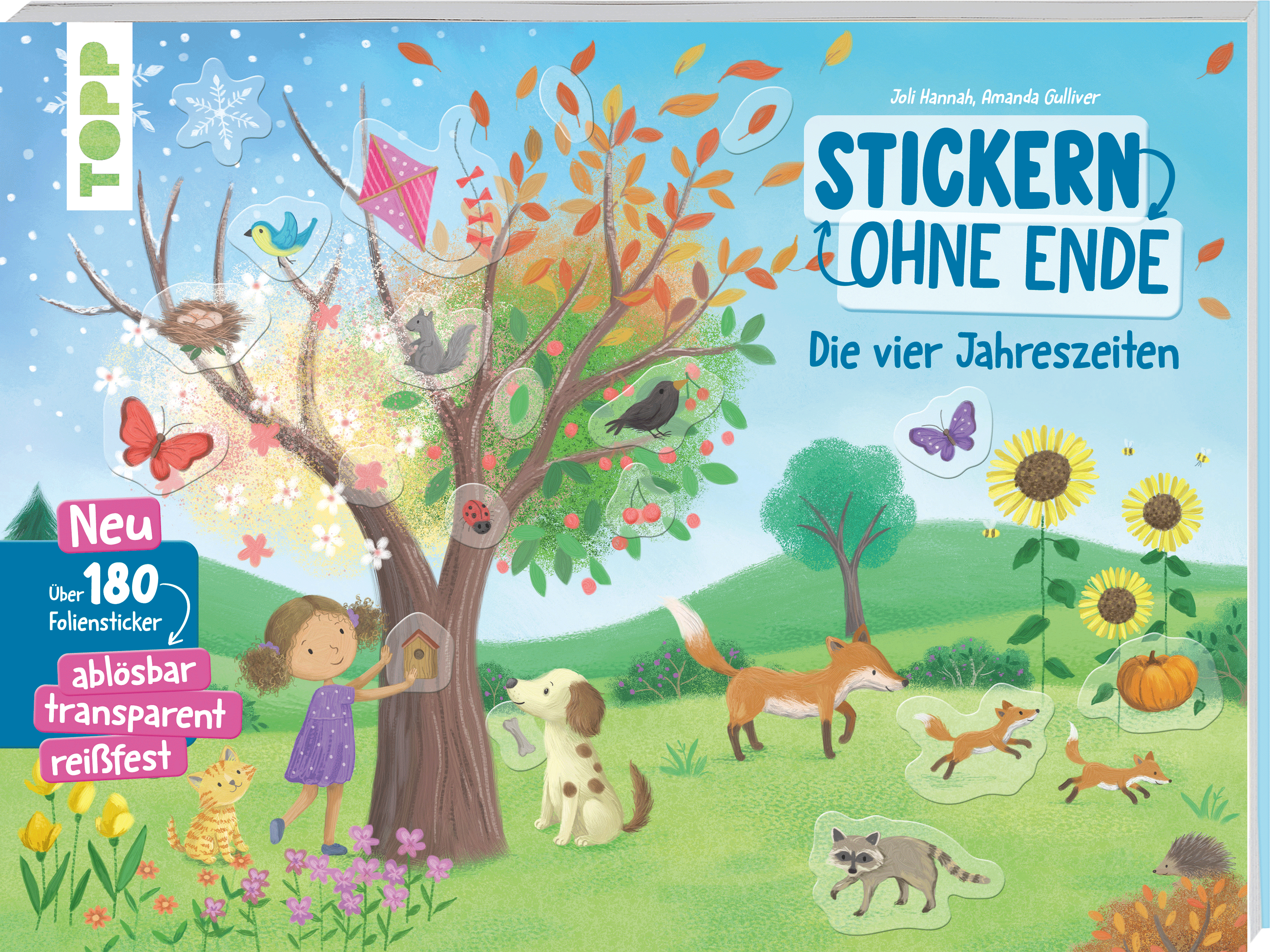 Stickern ohne Ende - Die vier Jahreszeiten