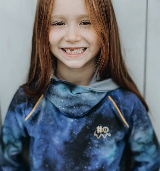 Kinderkleidung nähen: Modell für Hoodie nähen