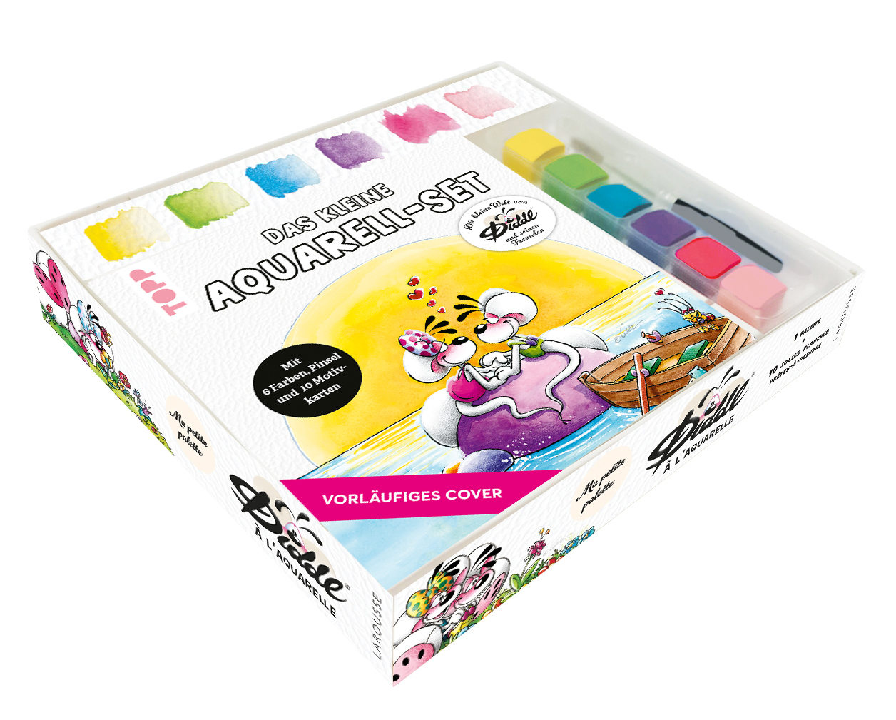 Die bunte Welt von DIDDL und seinen Freunden - Das kleine Aquarell-Set