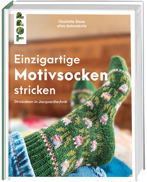Einzigartige Motivsocken stricken