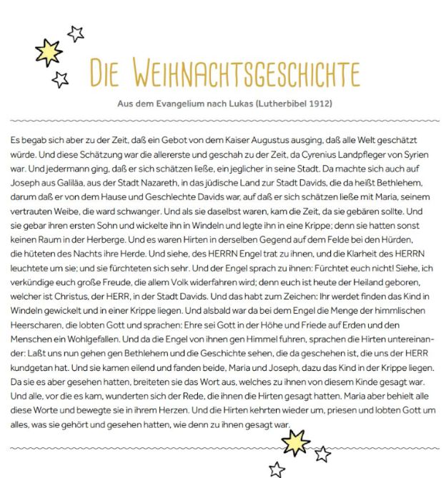 Wollowbies Adventskalender die Weihnachtsgeschichte