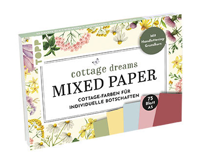 A5 Handlettering Mixed Paper Block Cottage Dreams