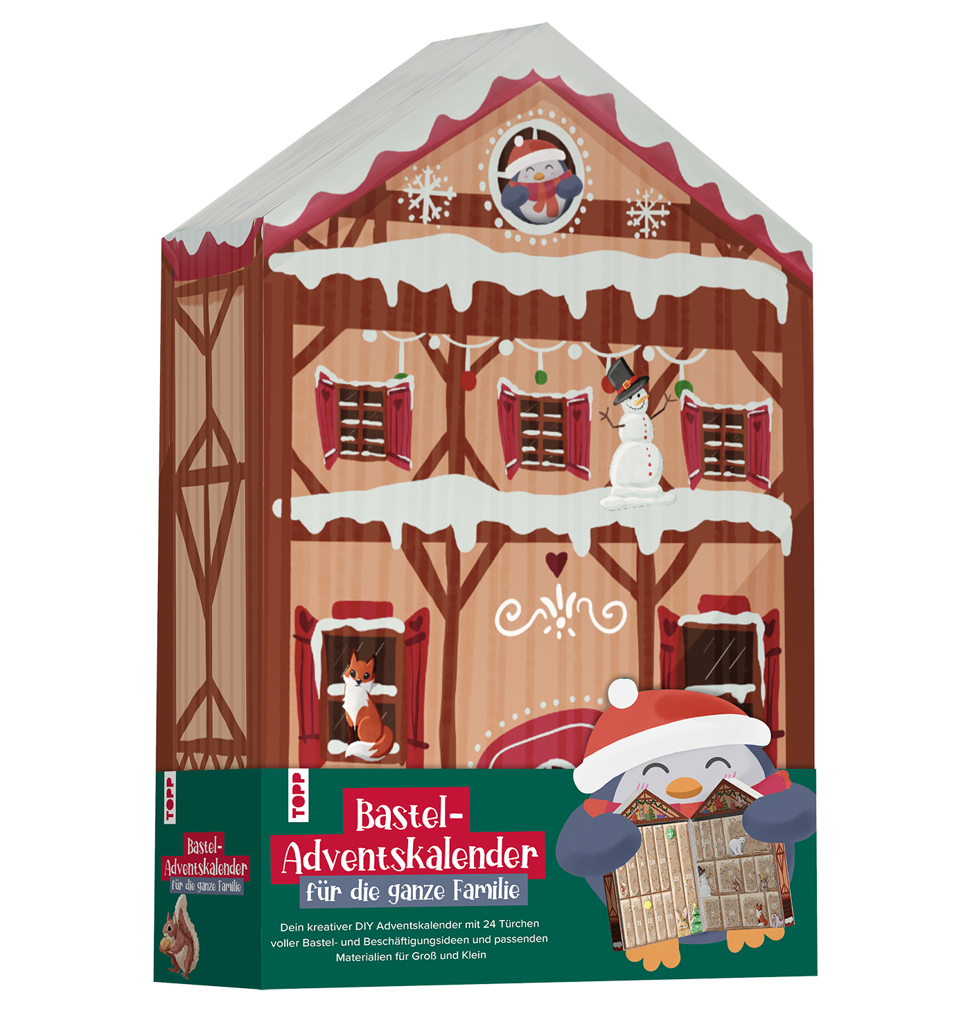 Bastel-Adventskalender für die ganze Familie - Dein kreativer DIY-Adventskalender mit 24 Türchen voller Bastel- und Beschäftigungsideen