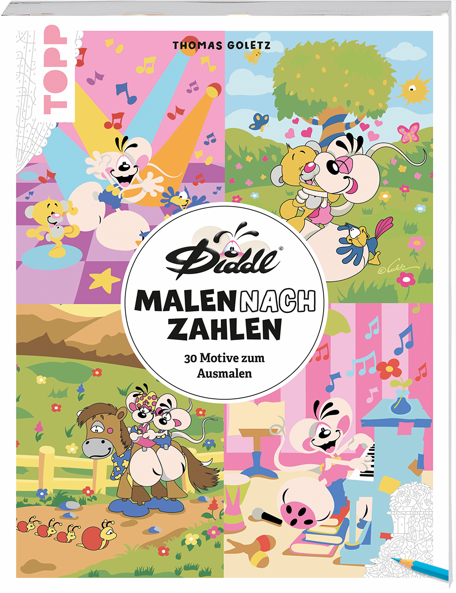 Die bunte Welt von DIDDL und seinen Freunden - Malen nach Zahlen